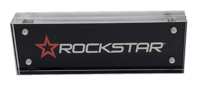 Rockstar Glass Art Plaque