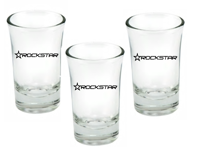 Rockstar Shot Glasses- 3 Pack