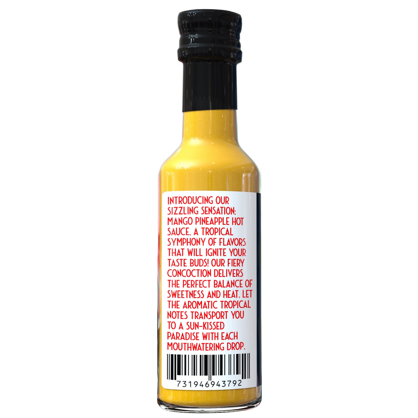 Rockstar Mango Pineapple Hot Sauce - 5 oz (1 Pack)