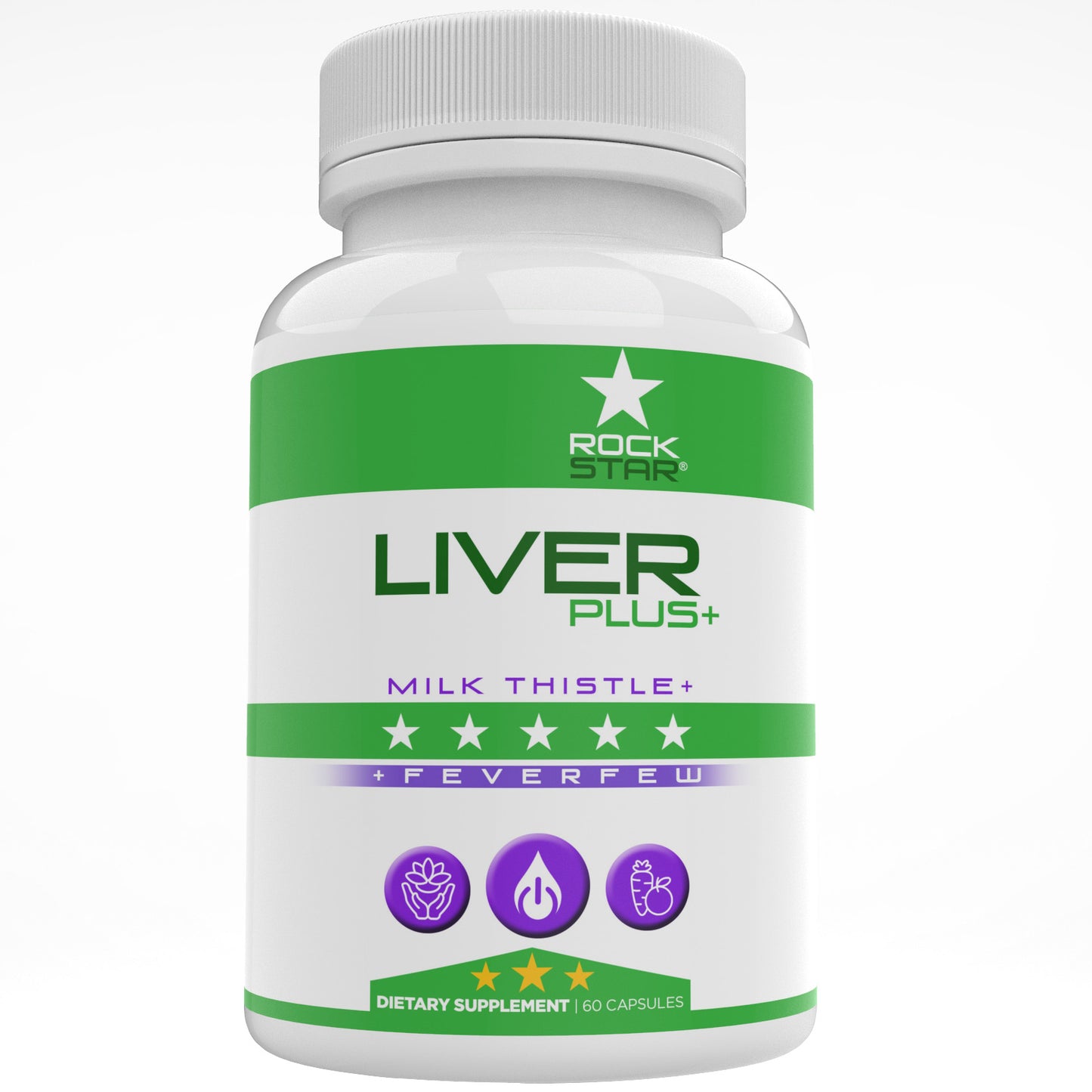 Rockstar Liver Support with Milk Thistle Dietary Supplement