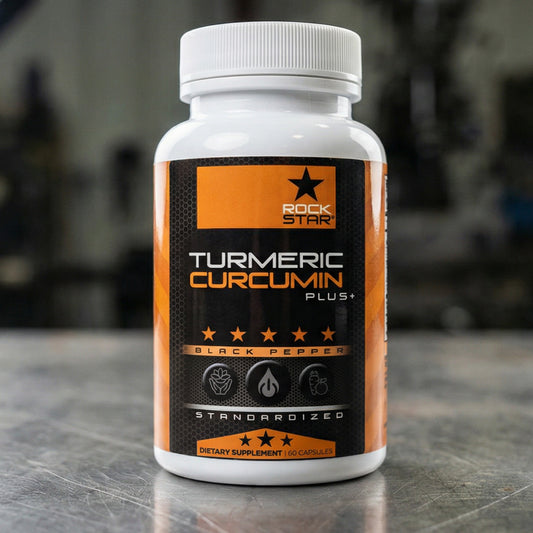 Rockstar Turmeric with Black Pepper - Dietary Supplement