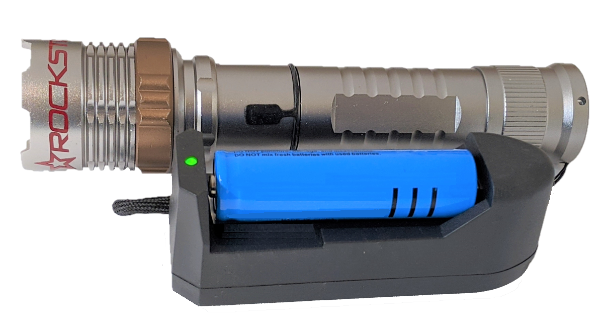 Rockstar Rechargeable LED Tactical Flashlight