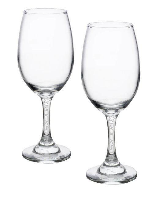 13oz Rockstar Wine Glasses- 2 Count
