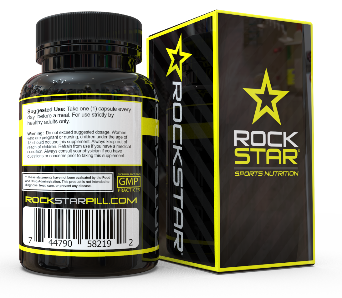 Rockstar Ginkgo Dietary Supplement Superblend, 60 Capsules