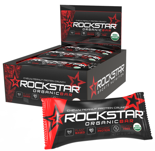 Rockstar Organic Protein Bars, 12 Pack