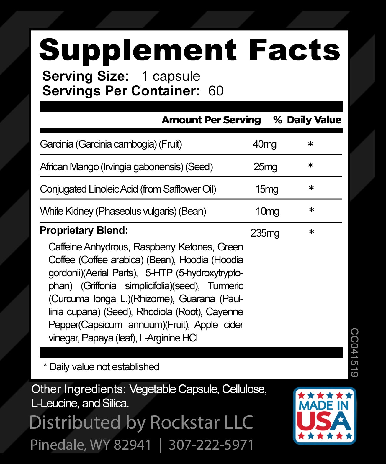 Skinny Gal Weight Loss For Women, Diet Pills by Rockstar